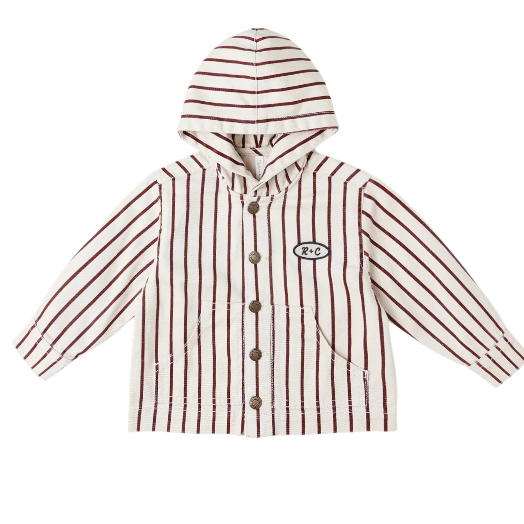 Sammy Jacket - Burgundy Pinstripe