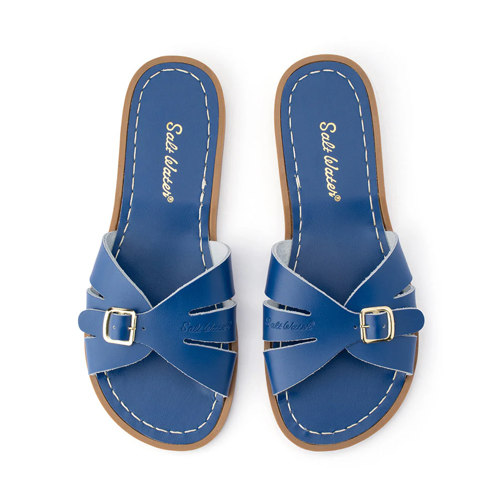 Saltwater Sandals Adults Classic Slides - Cobalt - Image 5
