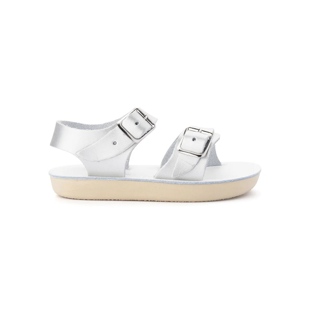 Saltwater Sandals Sun San Sea Wee - Silver - Image 2