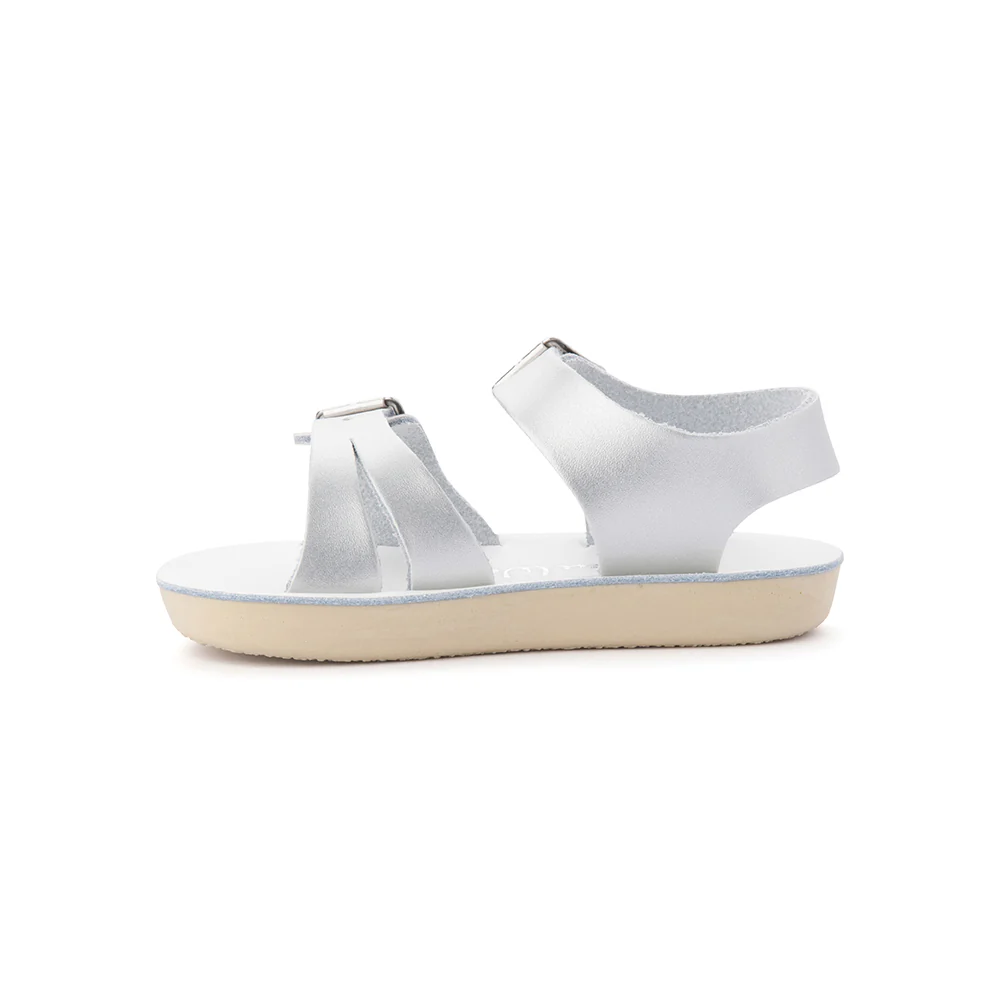 Saltwater Sandals Sun San Sea Wee - Silver - Image 3