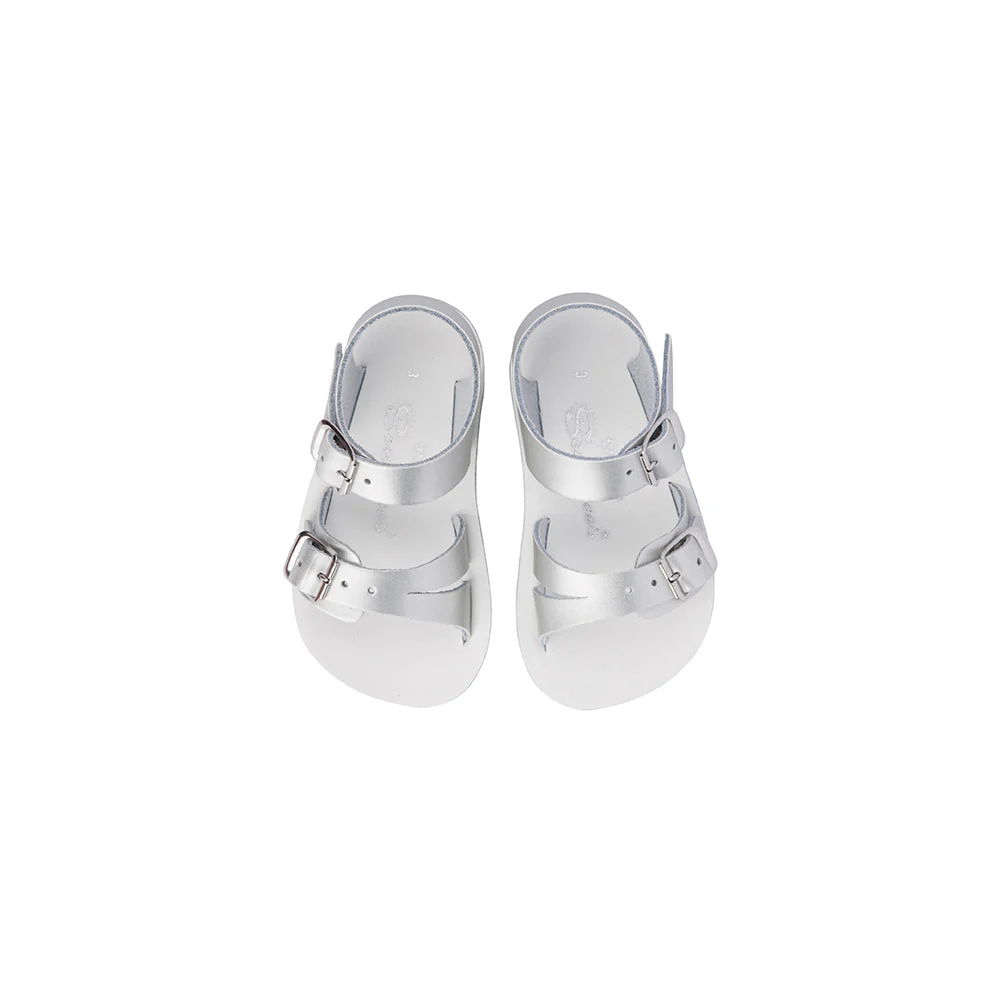 Saltwater Sandals Sun San Sea Wee - Silver - Image 4