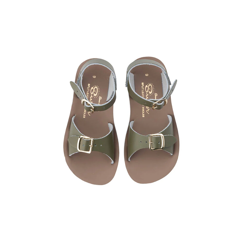 Saltwater Sandals Sun San Surfer - Olive - Image 4