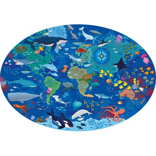 Travel Learn and Explore - The Sea 205 Piece Puzzle & Book - Image 3
