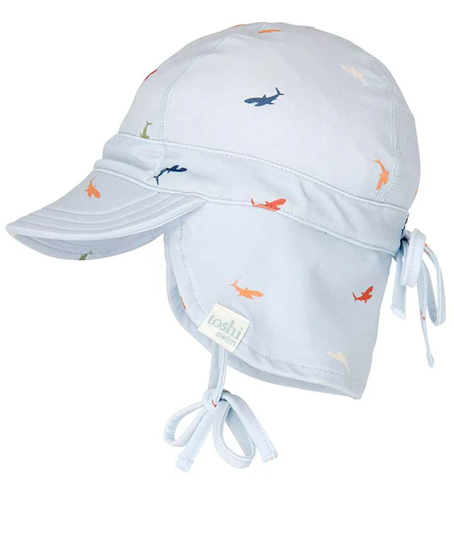 Toshi Swim Flap Cap - Sharks - Image 4