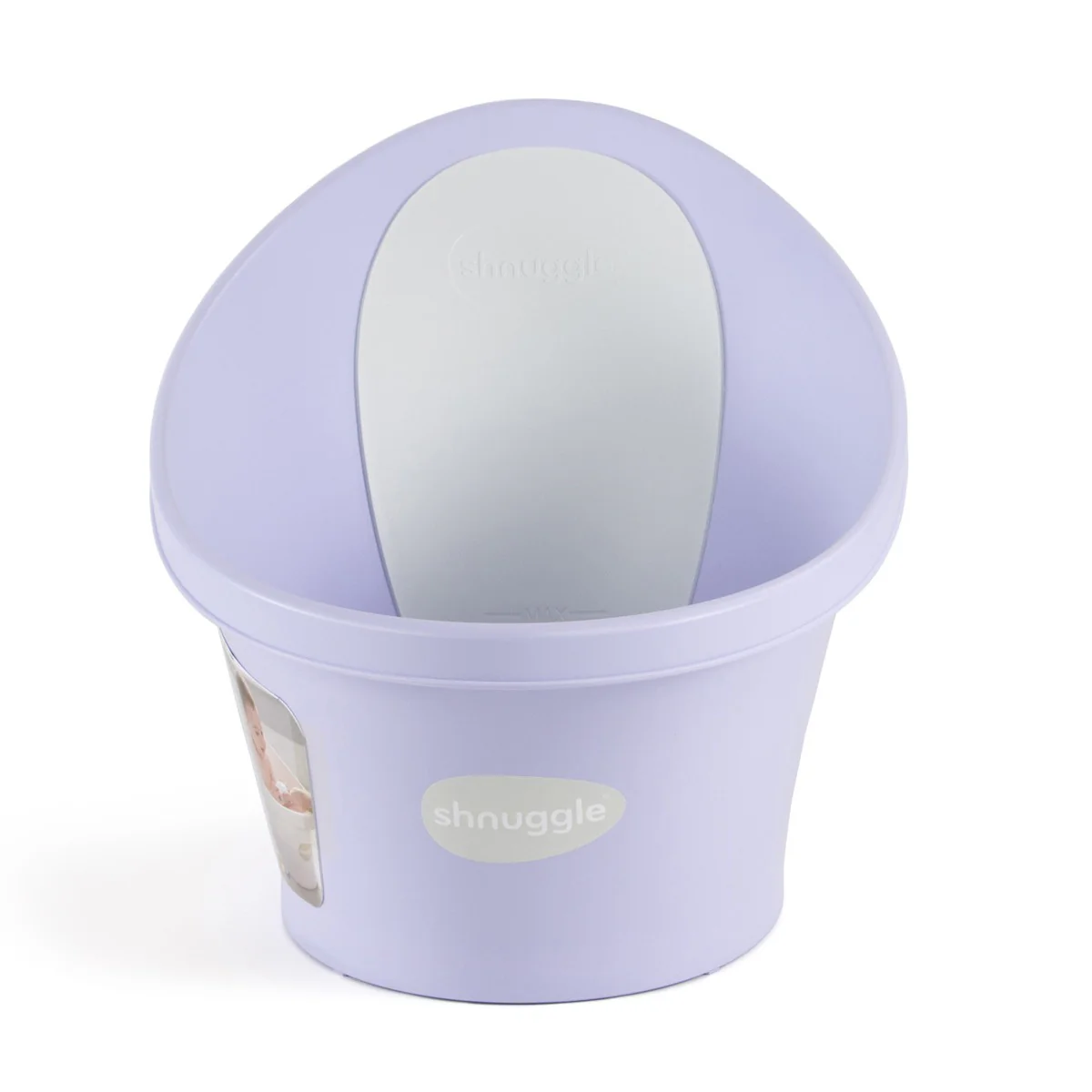 Baby Bath with Plug - Lilac