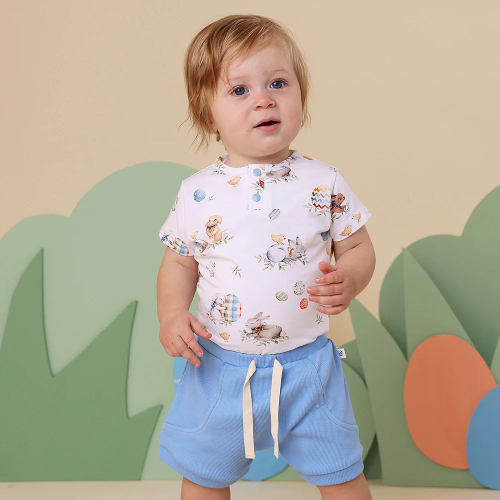 Flopsy Bunnies Short Sleeve Organic Bodysuit - Image 2