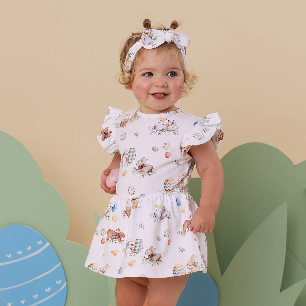 Flopsy Bunnies Short Sleeve Organic Dress - Image 5