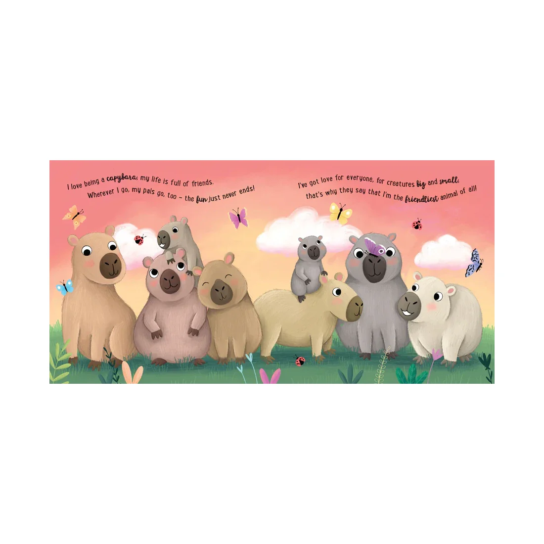 Story Time - Padded Board Book - I Love Being a Capybara - Image 2