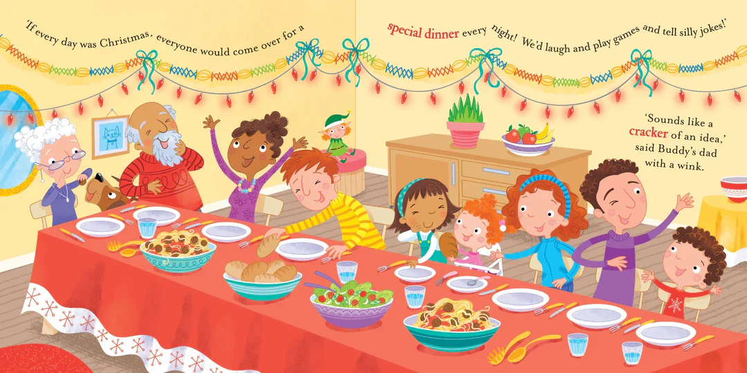 Story Time - Padded Board Book - If Every Day Was Christmas - Image 2