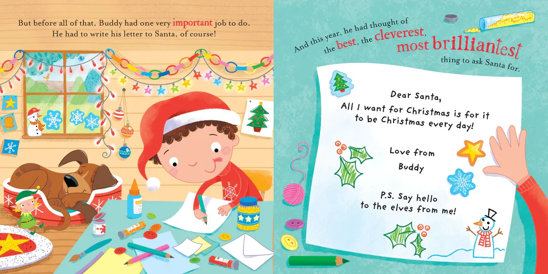 Story Time - Padded Board Book - If Every Day Was Christmas - Image 4