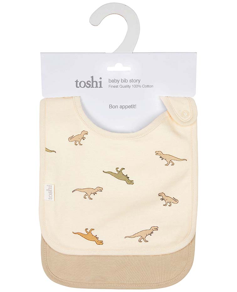 Toshi Baby Bib 2pc - Dinosauria - Image 3
