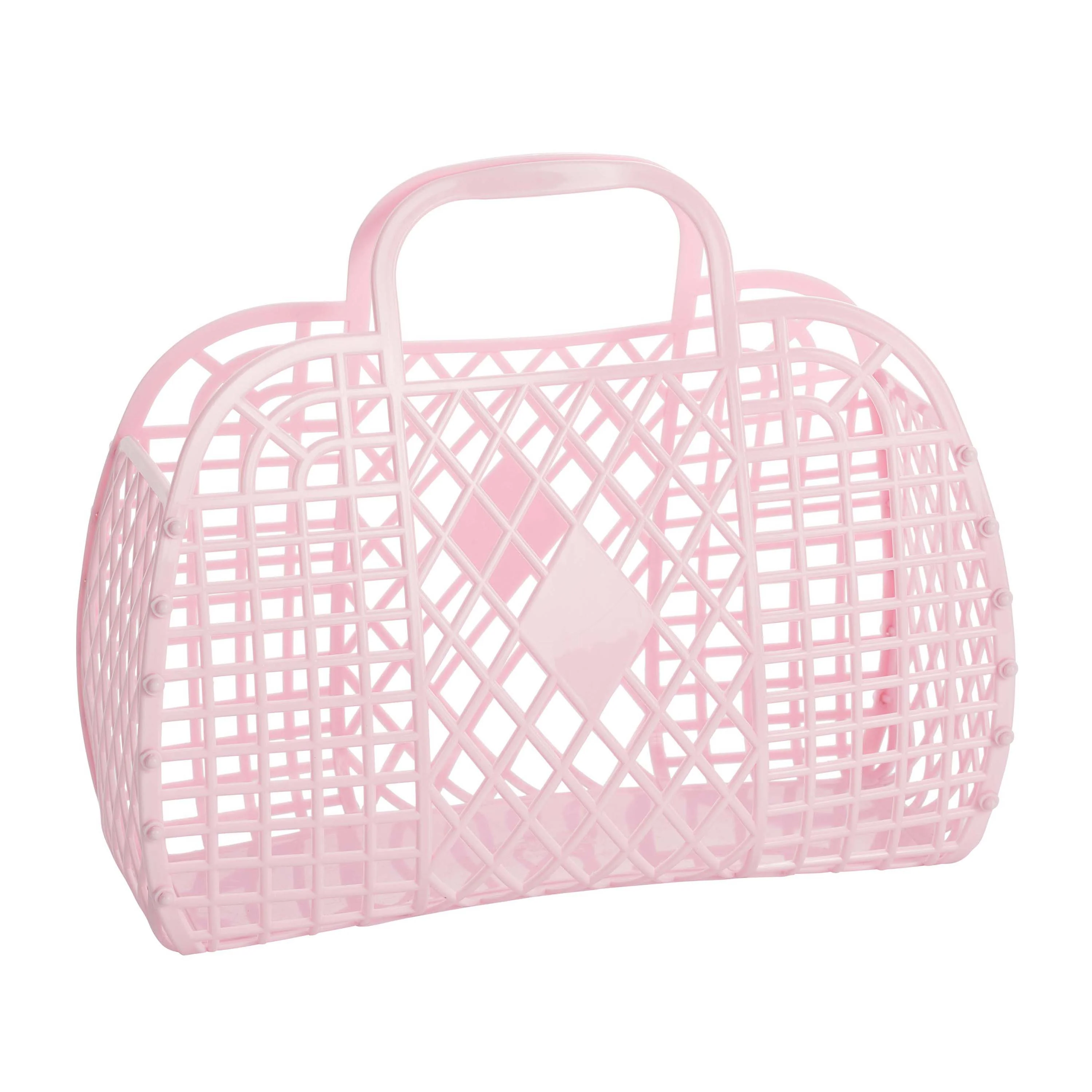 Sun Jellies Retro Basket Large - Pink
