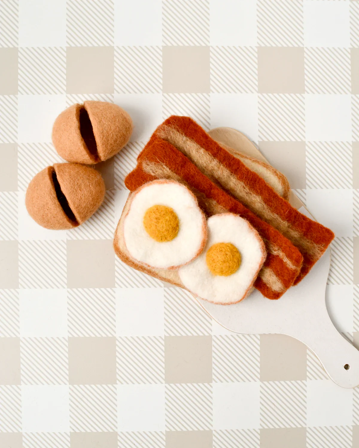 Felt Bacon and Eggs Breakfast Set - Image 2