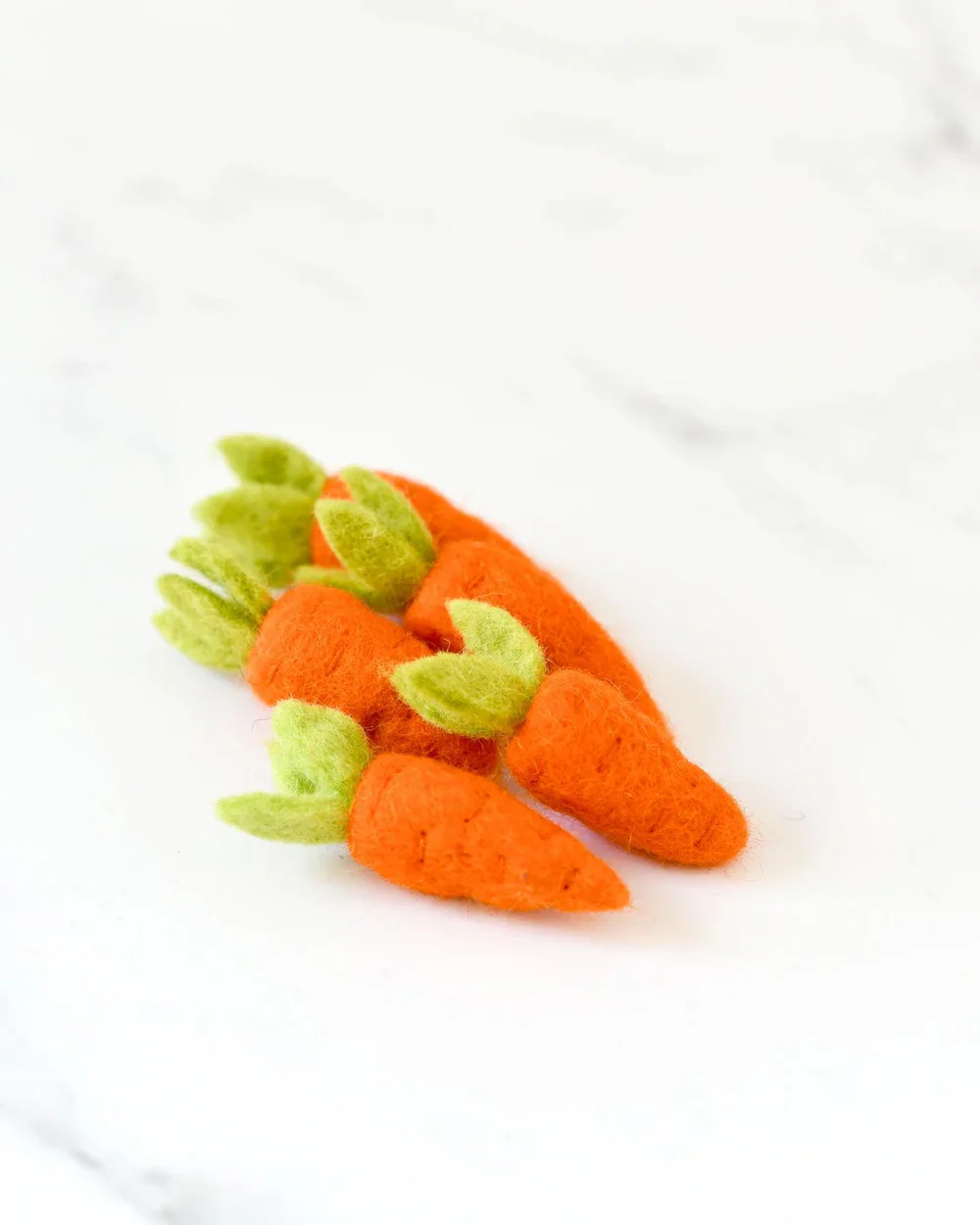 Felt Carrots - 5 Orange Carrots - Image 2