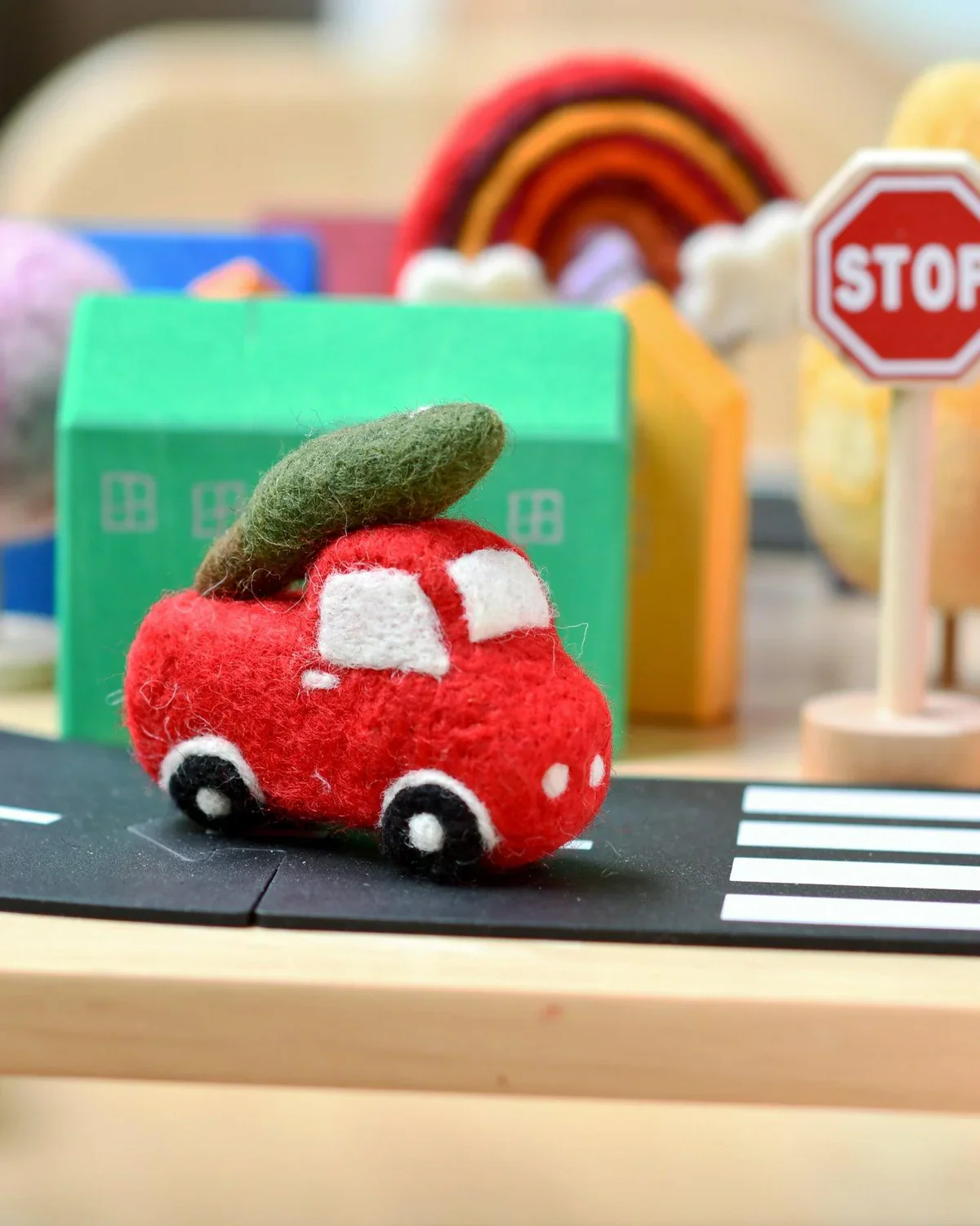 Felt Christmas Truck and Tree Toy - Image 3