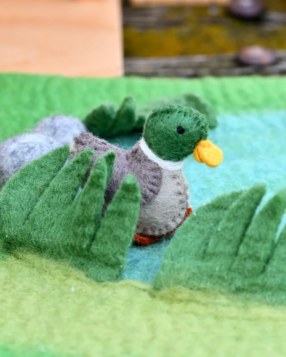 Felt Duck Farm Animal Toy - Image 2