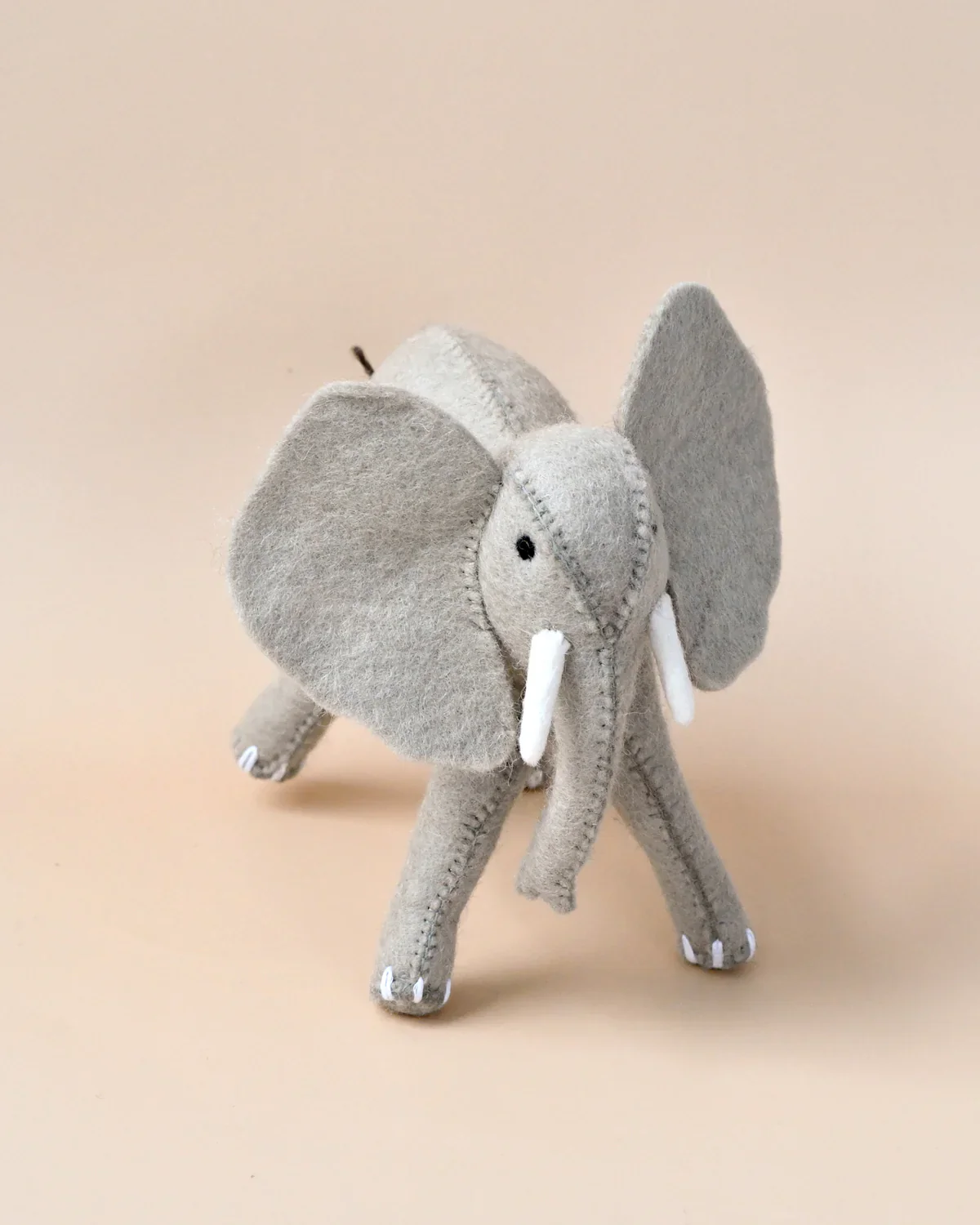 Felt Elephant Soft Toy for Safari Play - Image 3