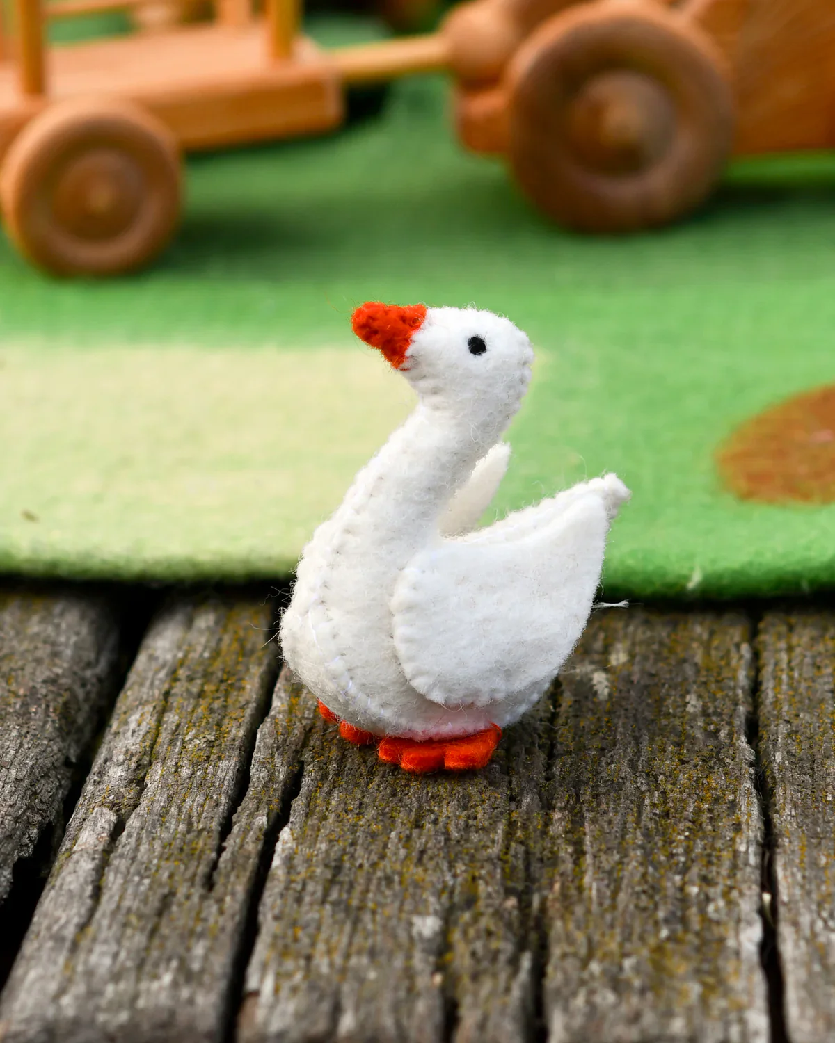 Felt Goose Farm Animal Toy - Image 3