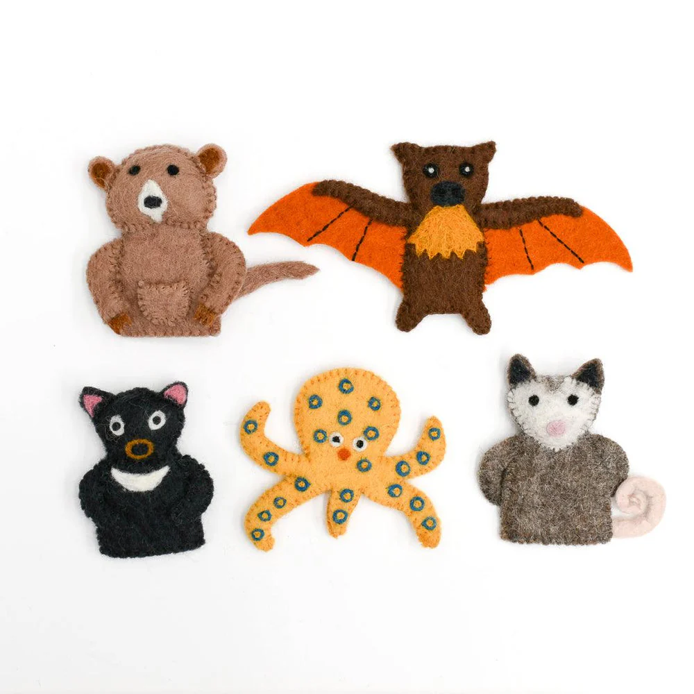 Finger Puppet Set - Australian Animals  E - Image 3