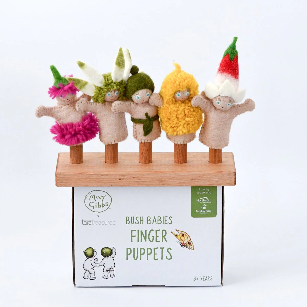 May Gibbs - Bush Babies Finger Puppets Set
