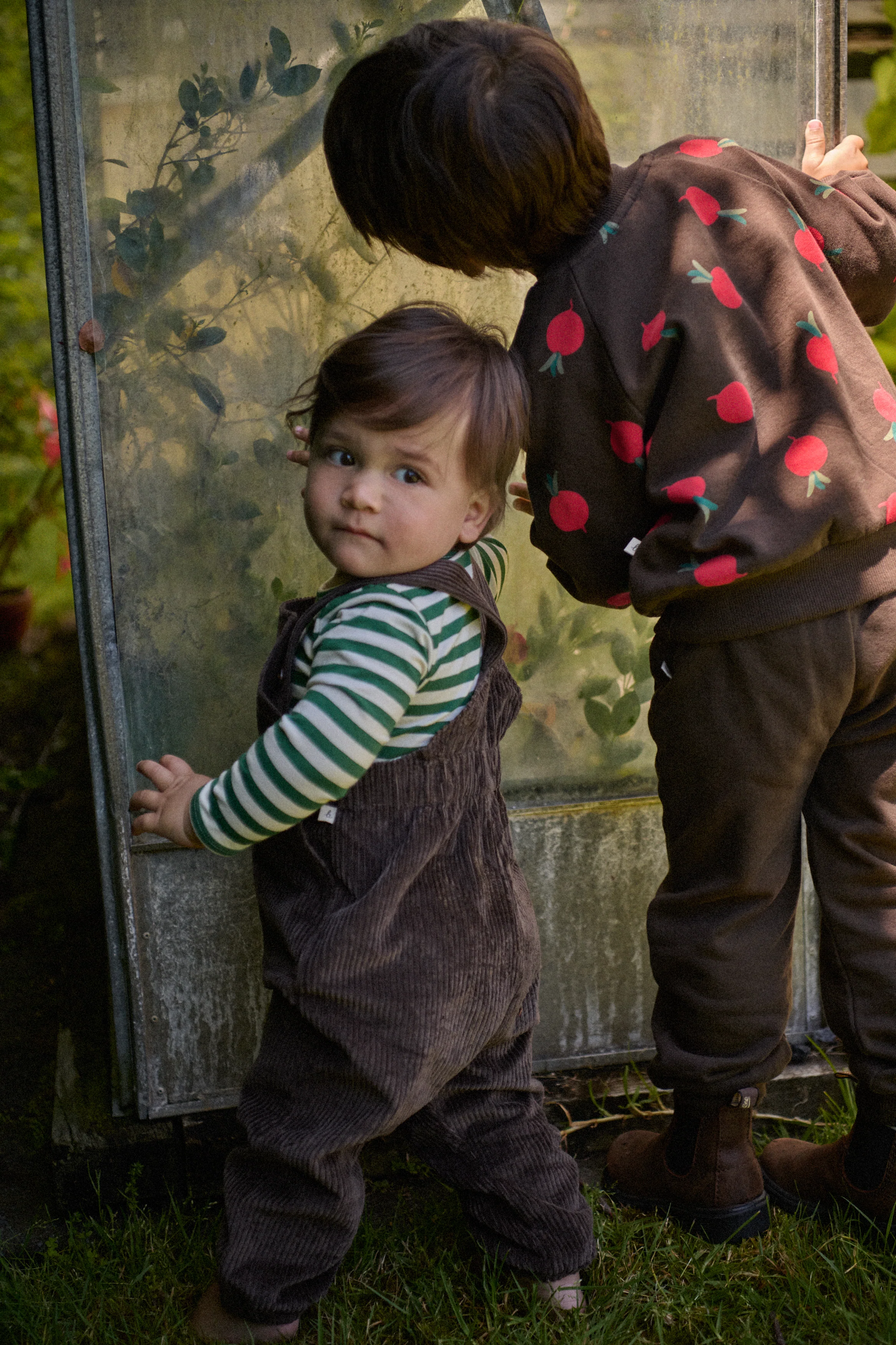 Stretch Jersey Longsleeve Bodysuit - Eden Sea Stripe - Image 2