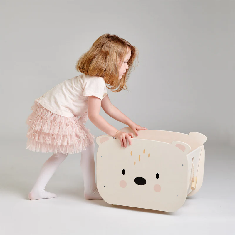 Pull Along Bear Cart - Image 2