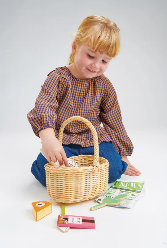 Wicker Shopping Basket Set - Image 2