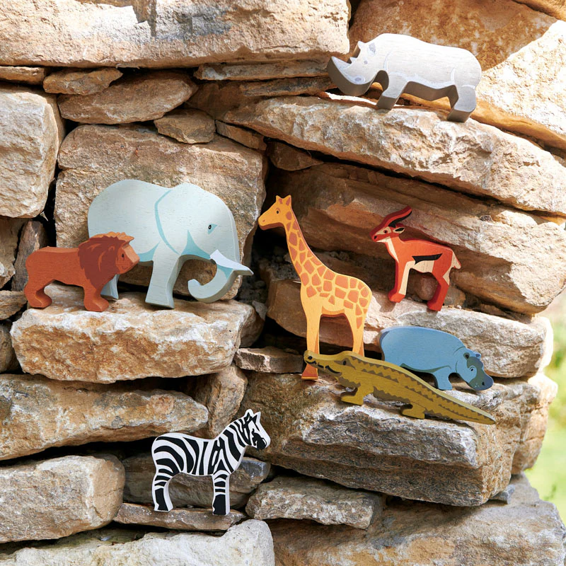 Wooden Safari Animal - Giraffe - Image 2