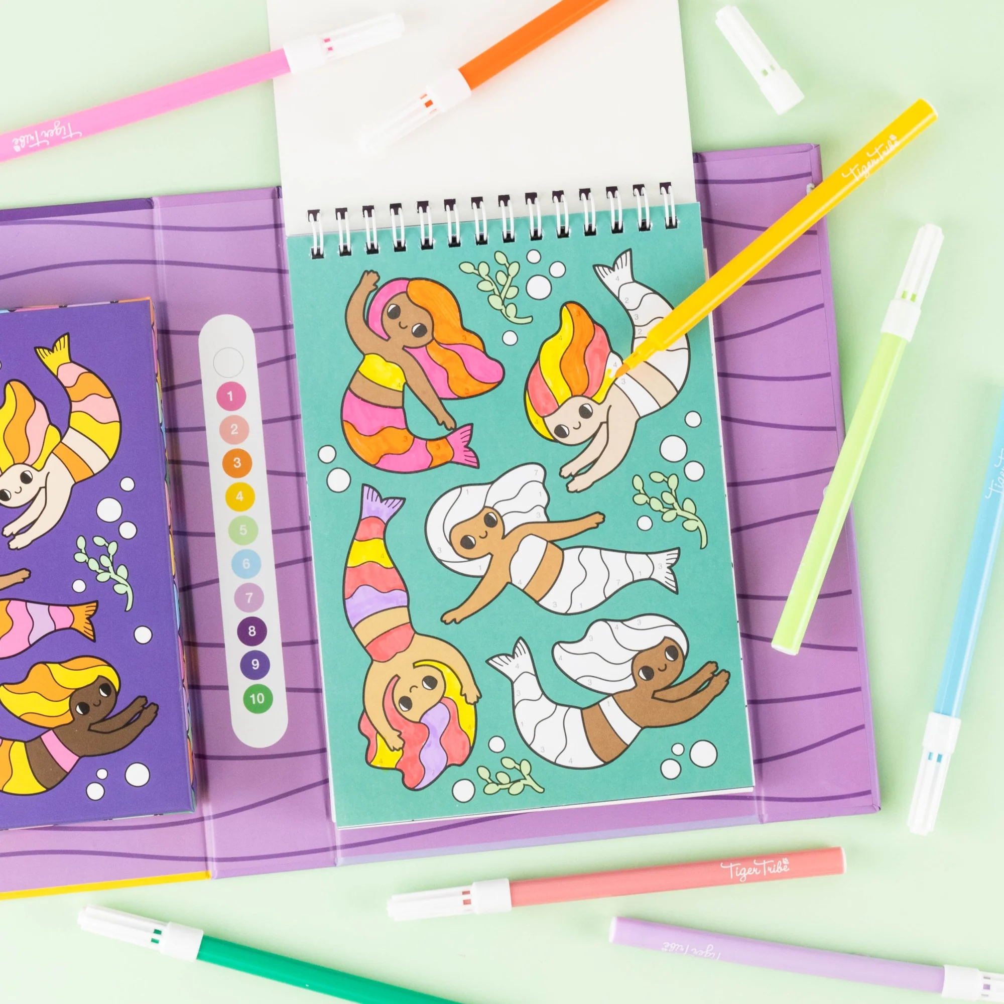 Colour by Numbers - Mermaids and Friends - Image 2