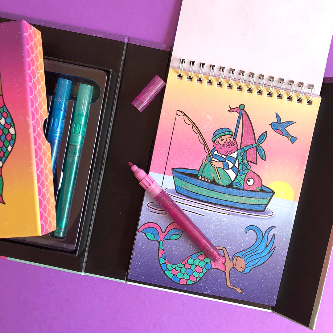 Glitter Colouring Set - Ocean Dreams - Image 2