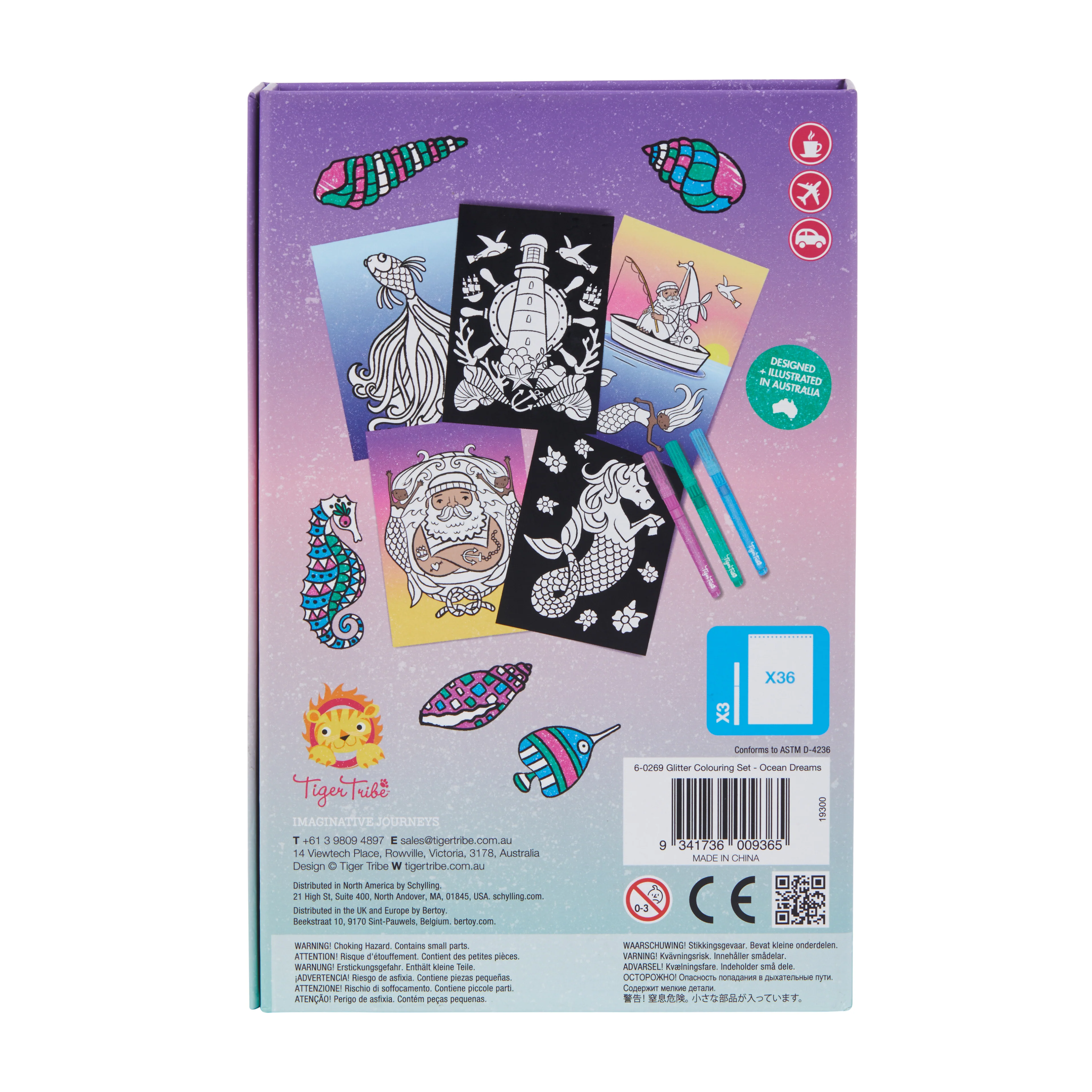 Glitter Colouring Set - Ocean Dreams - Image 8