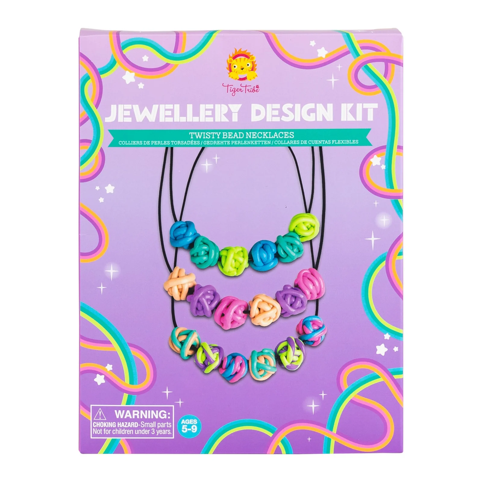 Jewellery Design Kit - Twisty Beads Necklaces