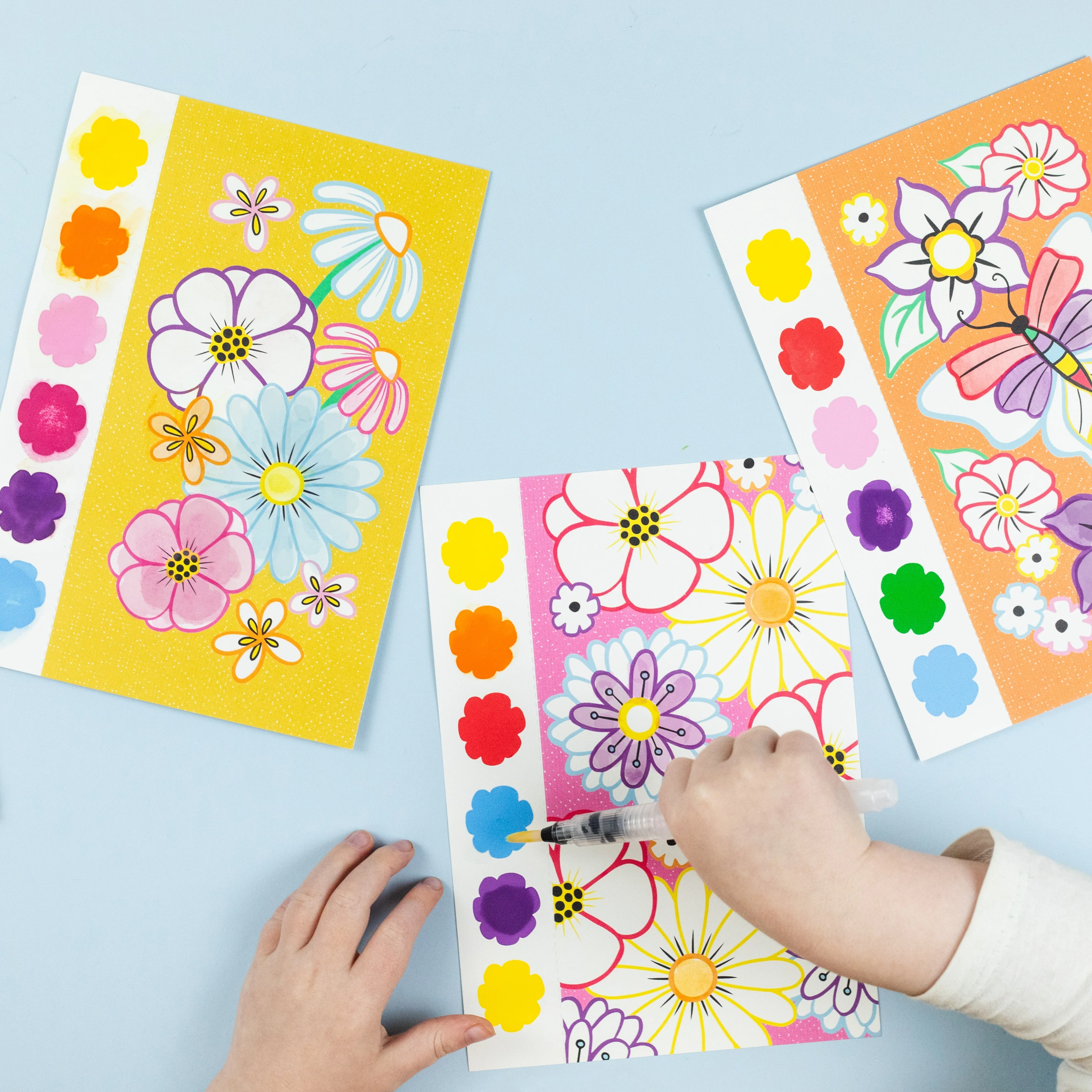Paint-a-Picture Set - Butterflies & Flowers - Image 6