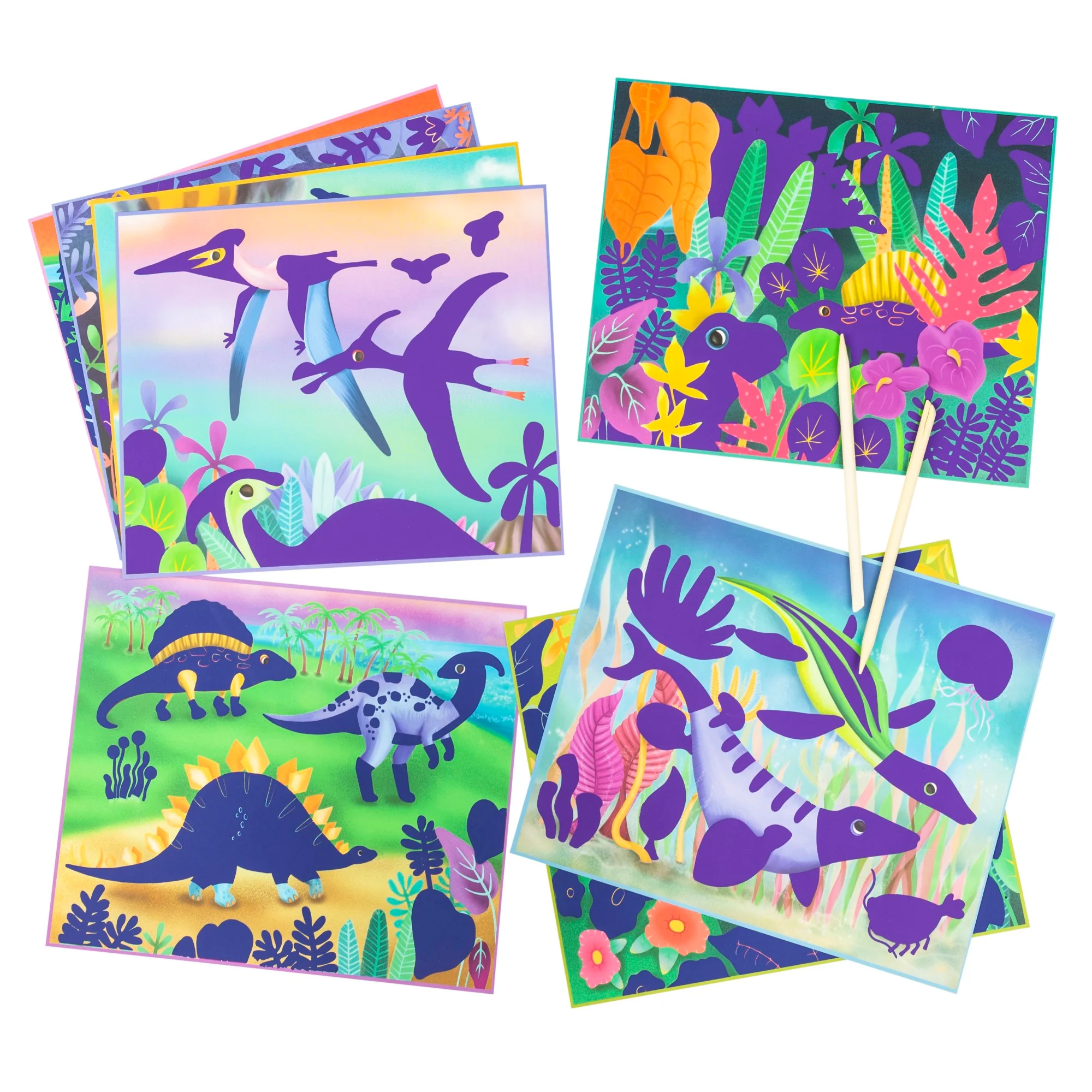 Scratch Art - Dinosaurs - Image 3