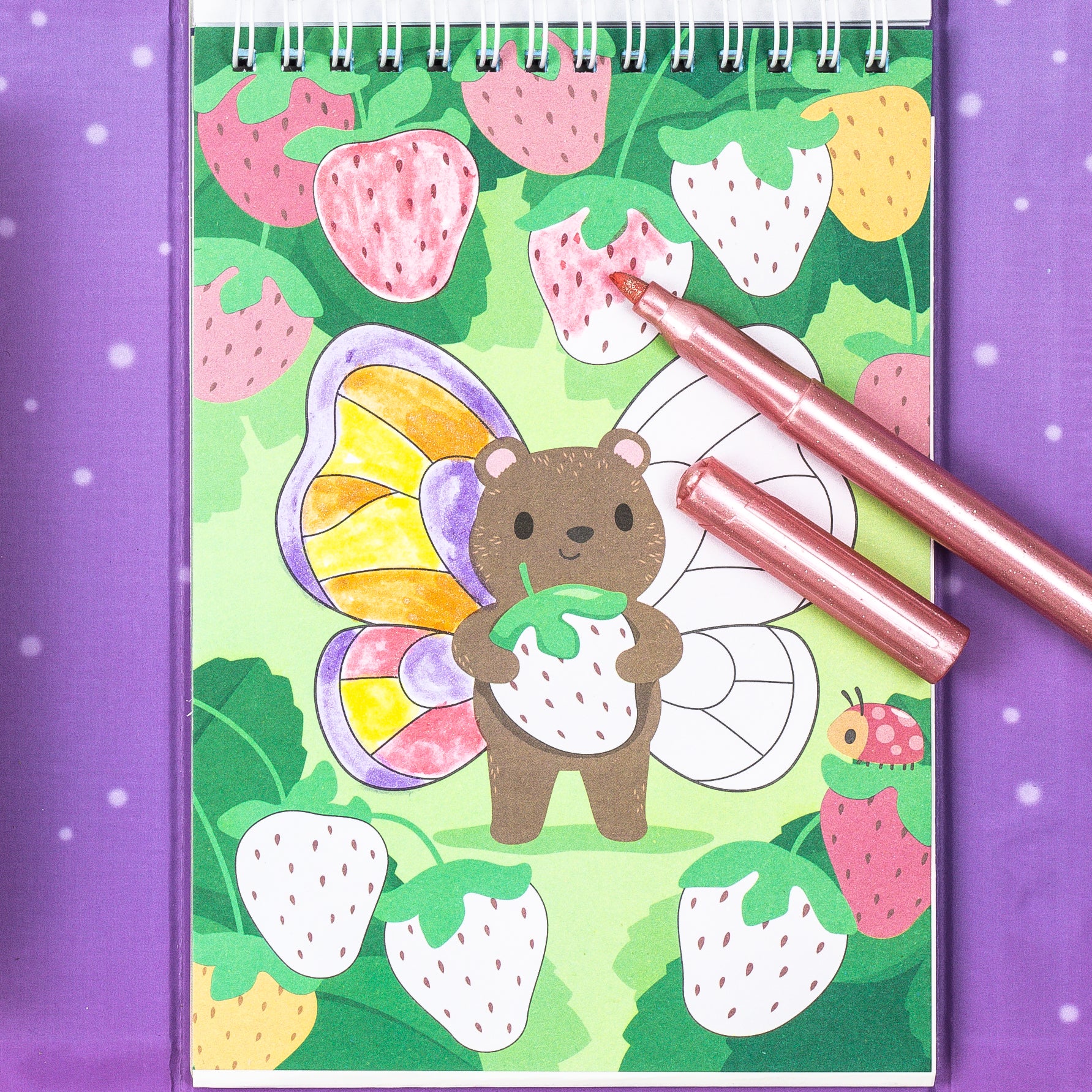 Shimmer Colouring Set - Little Fairy Land - Image 3