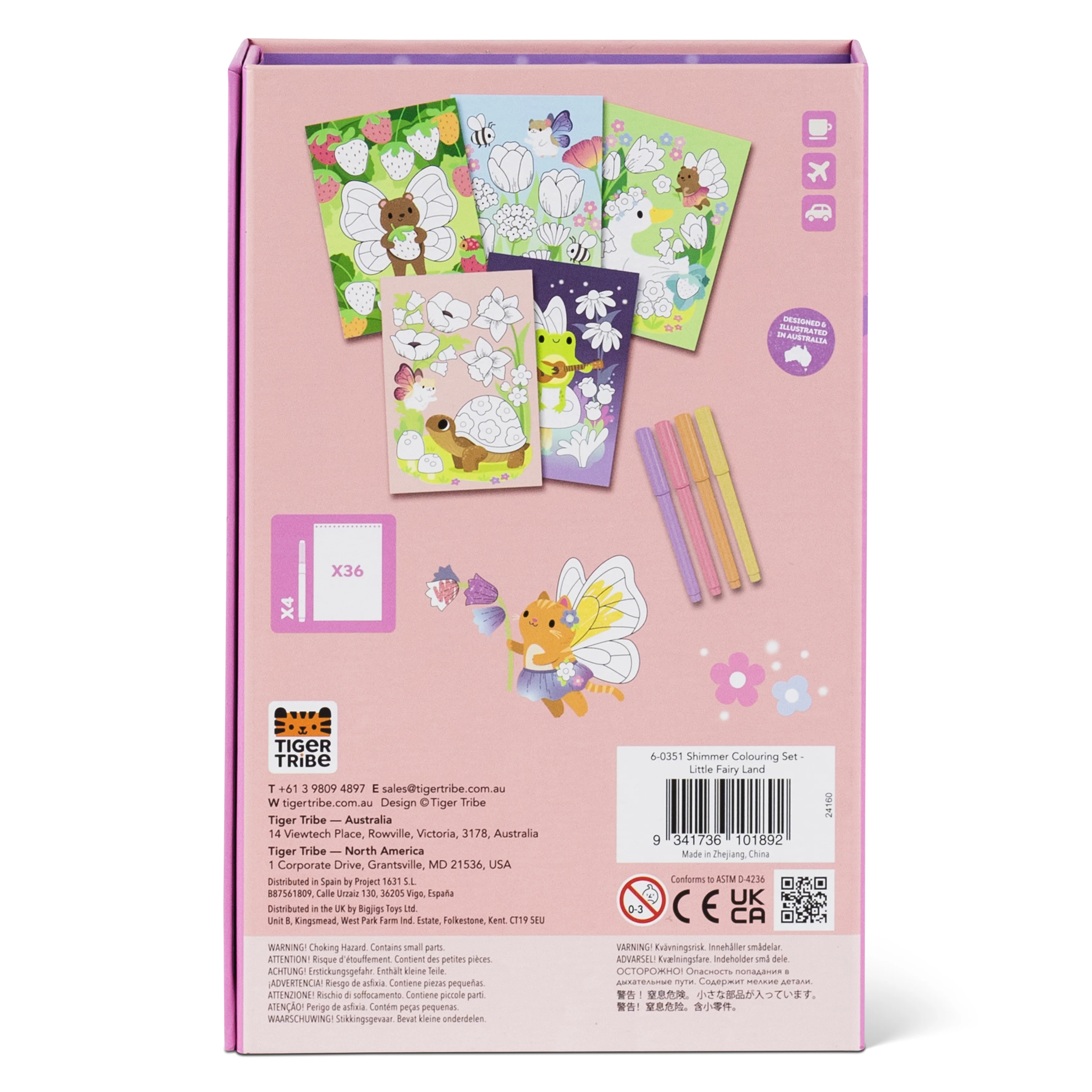 Shimmer Colouring Set - Little Fairy Land - Image 6