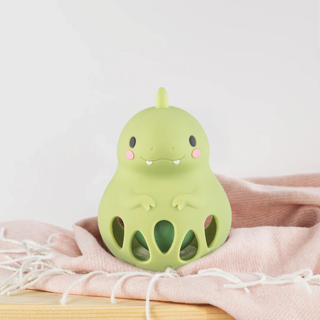 Silicone Rattle - Dino - Image 3
