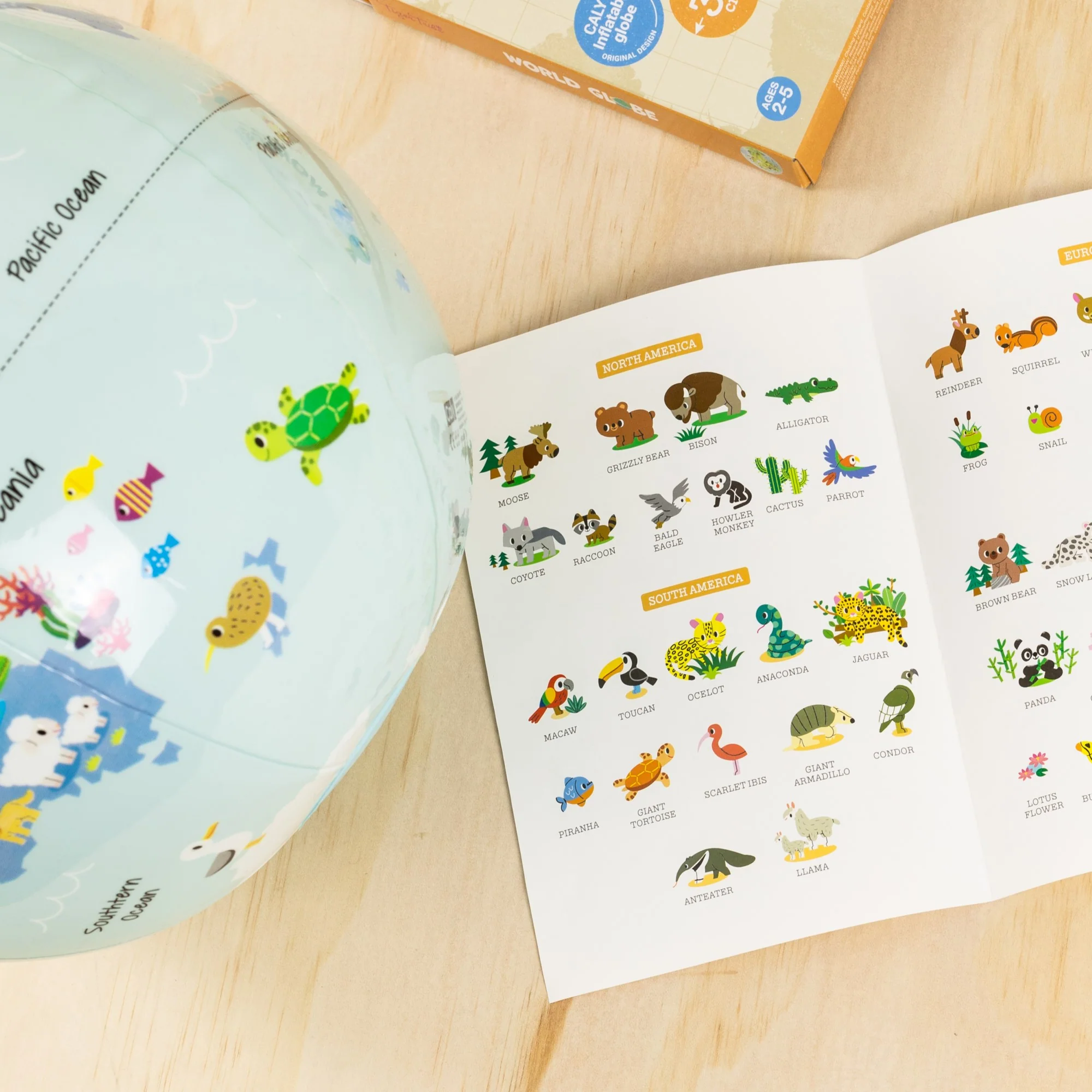 World Globe - Baby Animals - 30cm - Image 2