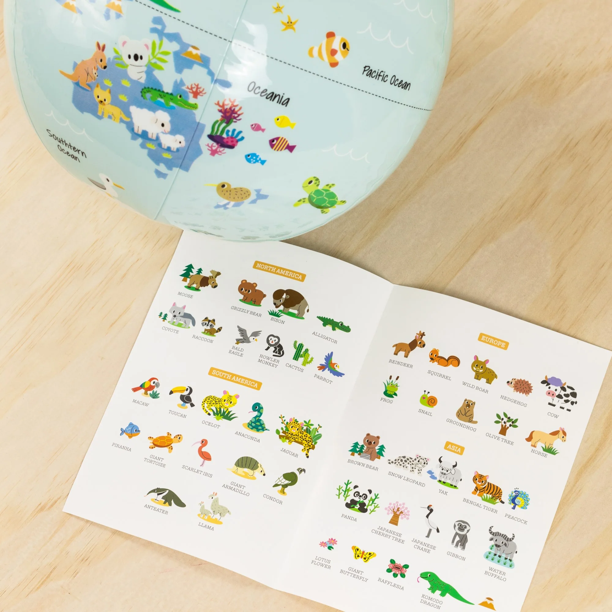 World Globe - Baby Animals - 30cm - Image 4
