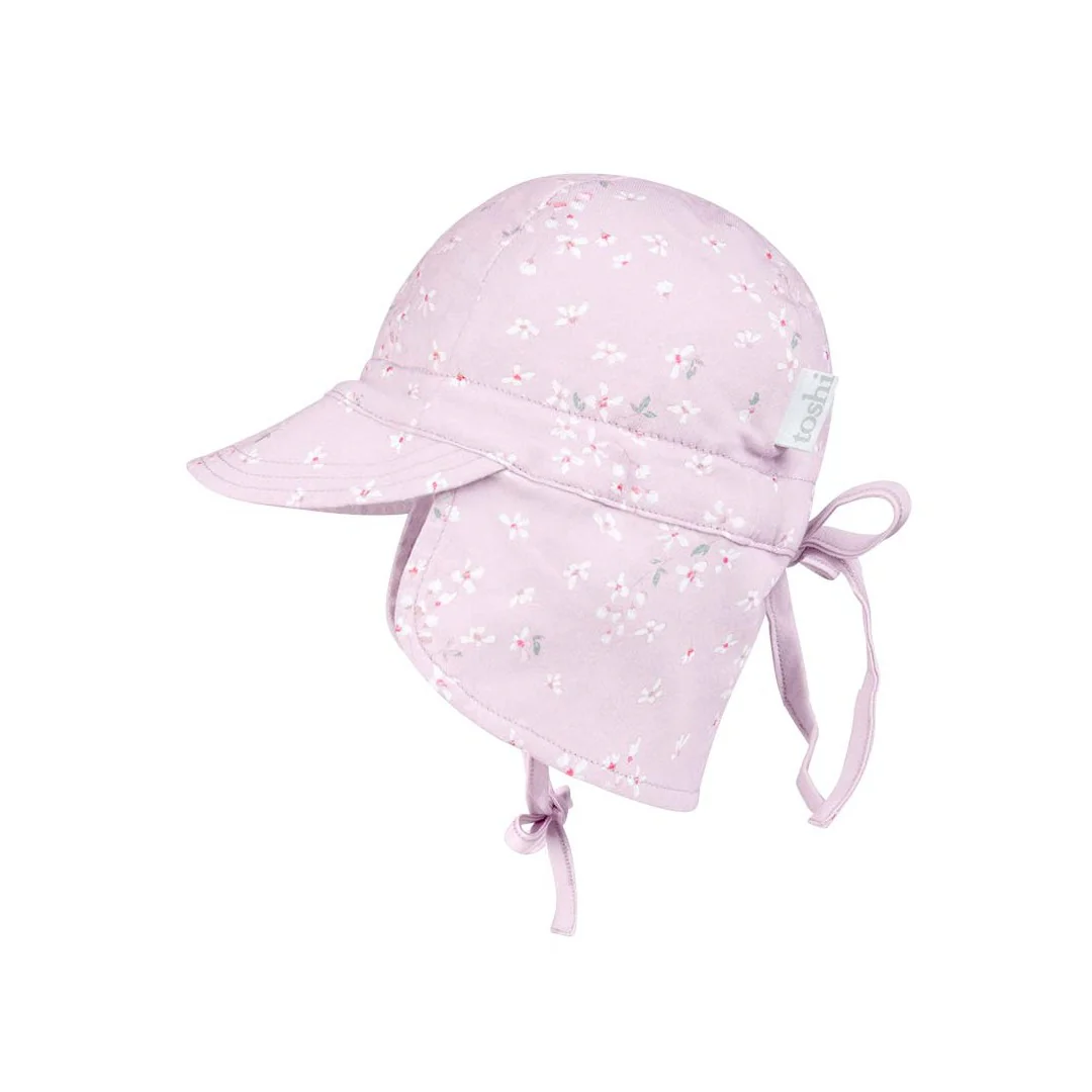 Toshi Baby Flap Cap - Nina Lavender - Image 2