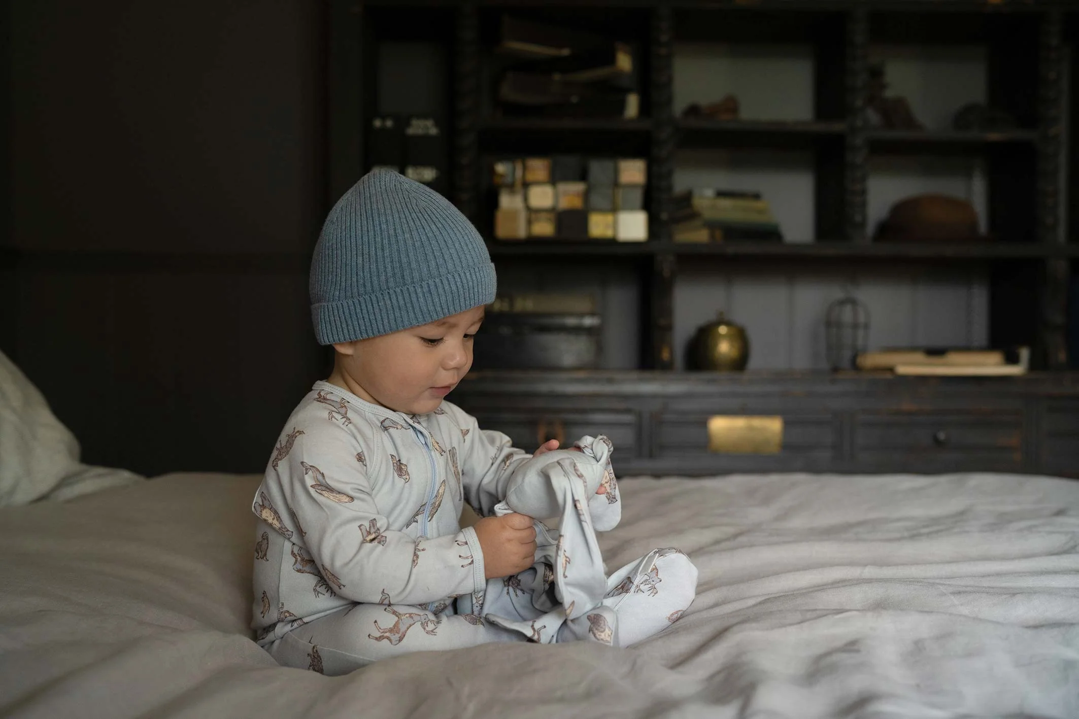 Toshi Mini Baby Bunny - Arctic - Image 2