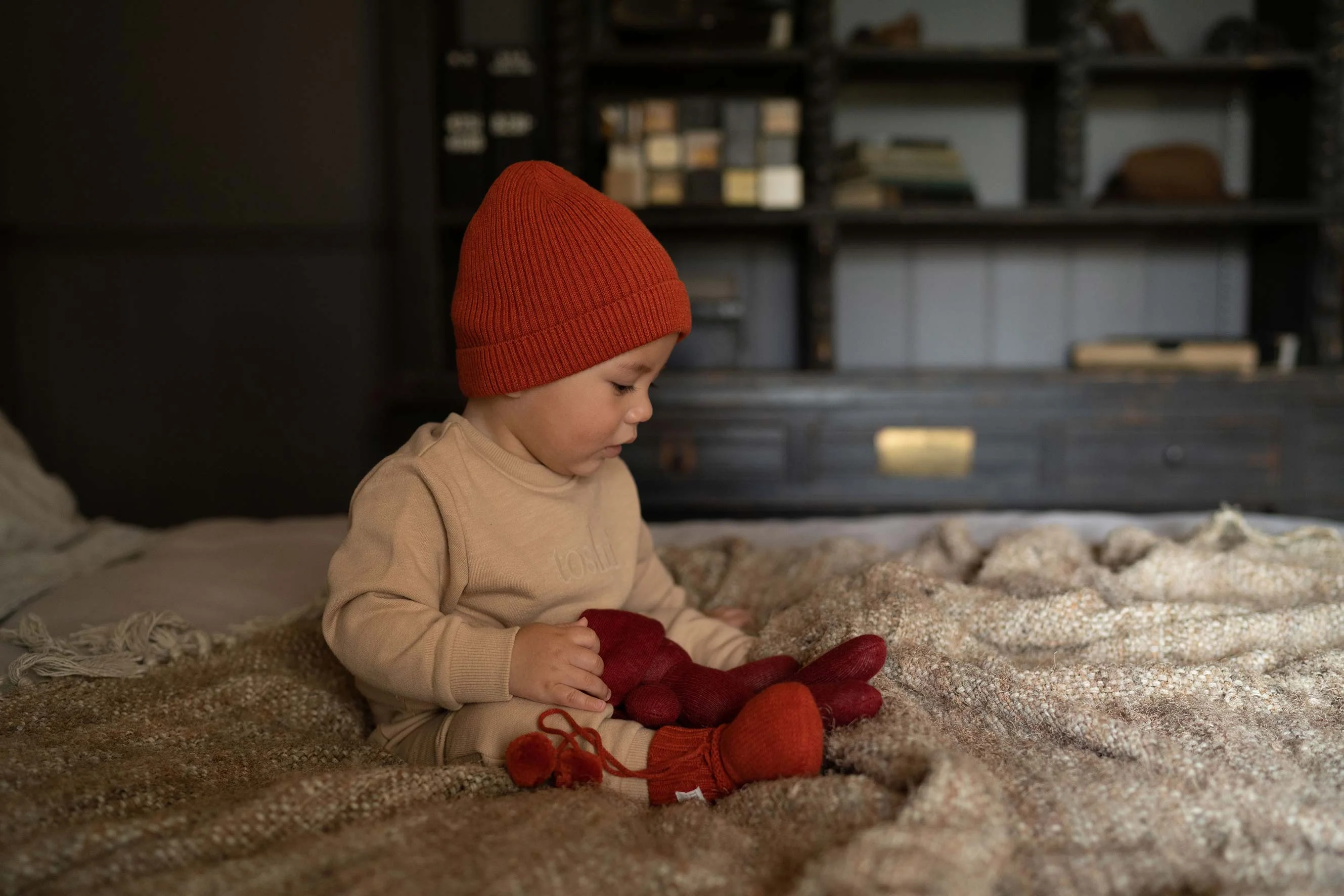 Toshi Organic Booties - Marley / Saffron - Image 2