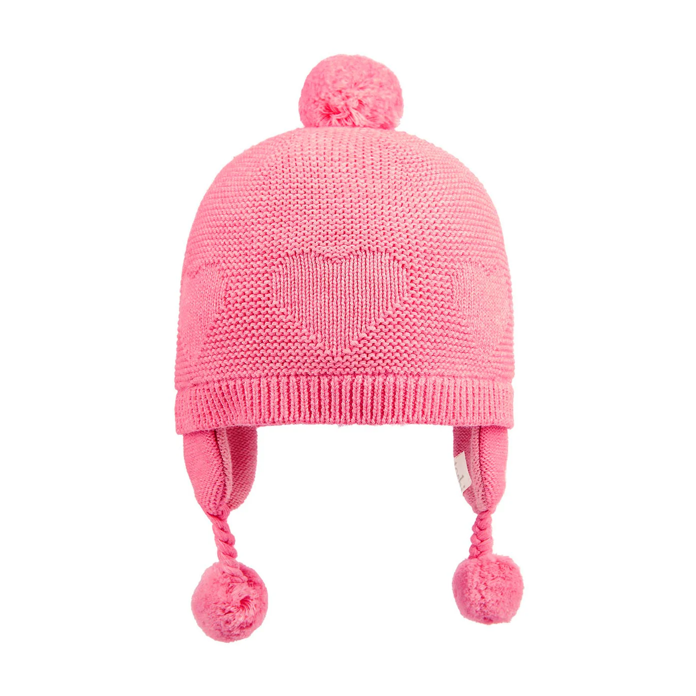 Organic Earmuff - Heart / Fuschia