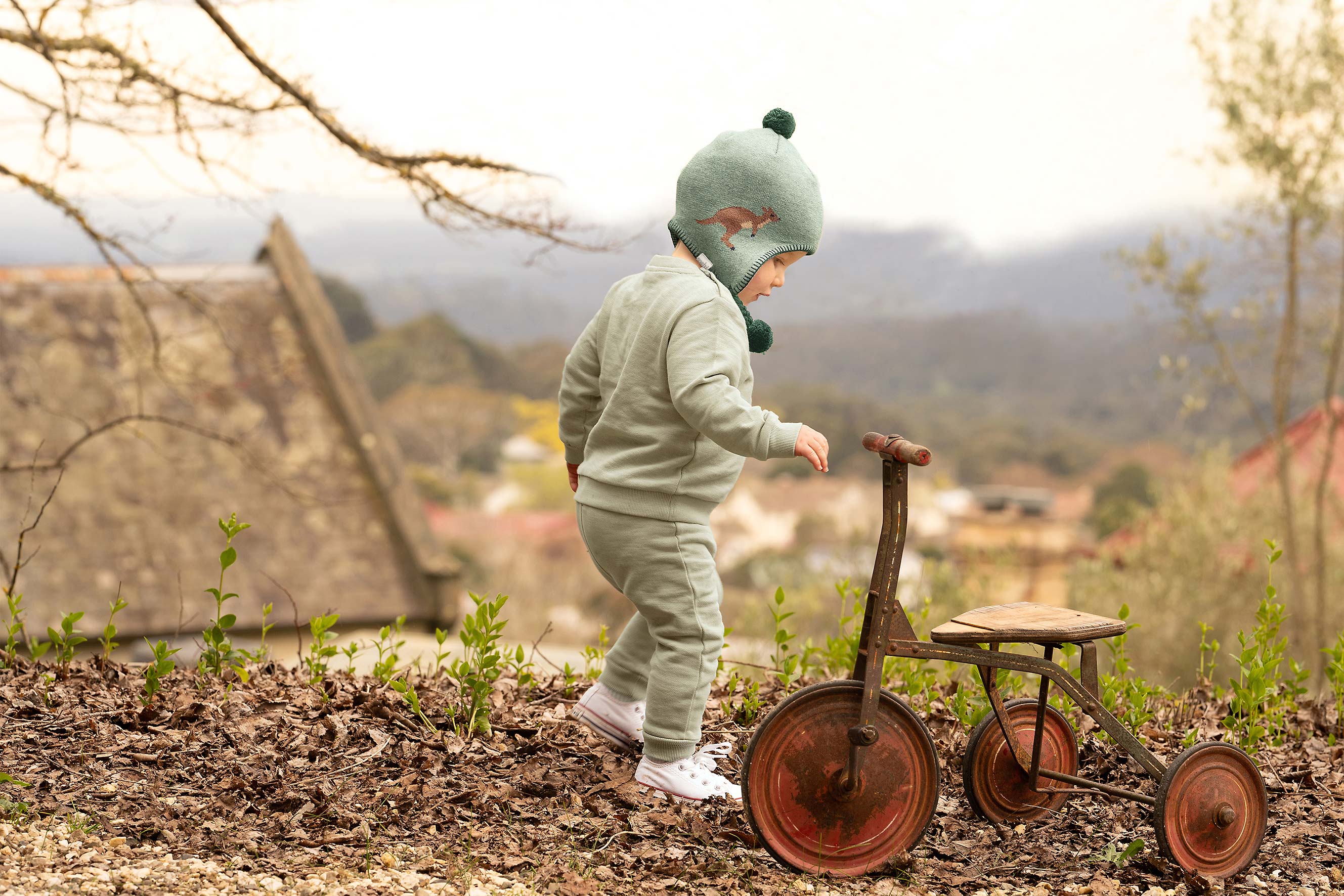 Organic Earmuff - Storytime / Wallaby - Image 2