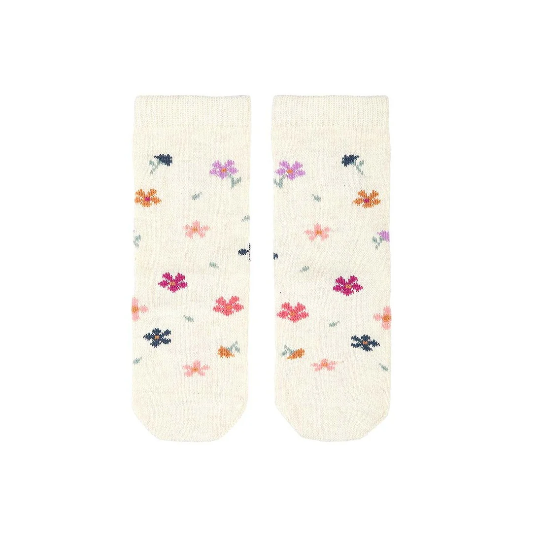 Organic Knee Jacquard Socks - Wild Flowers