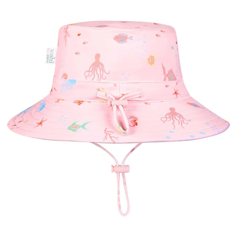 Toshi Swim Sunhat - Coral - Image 2