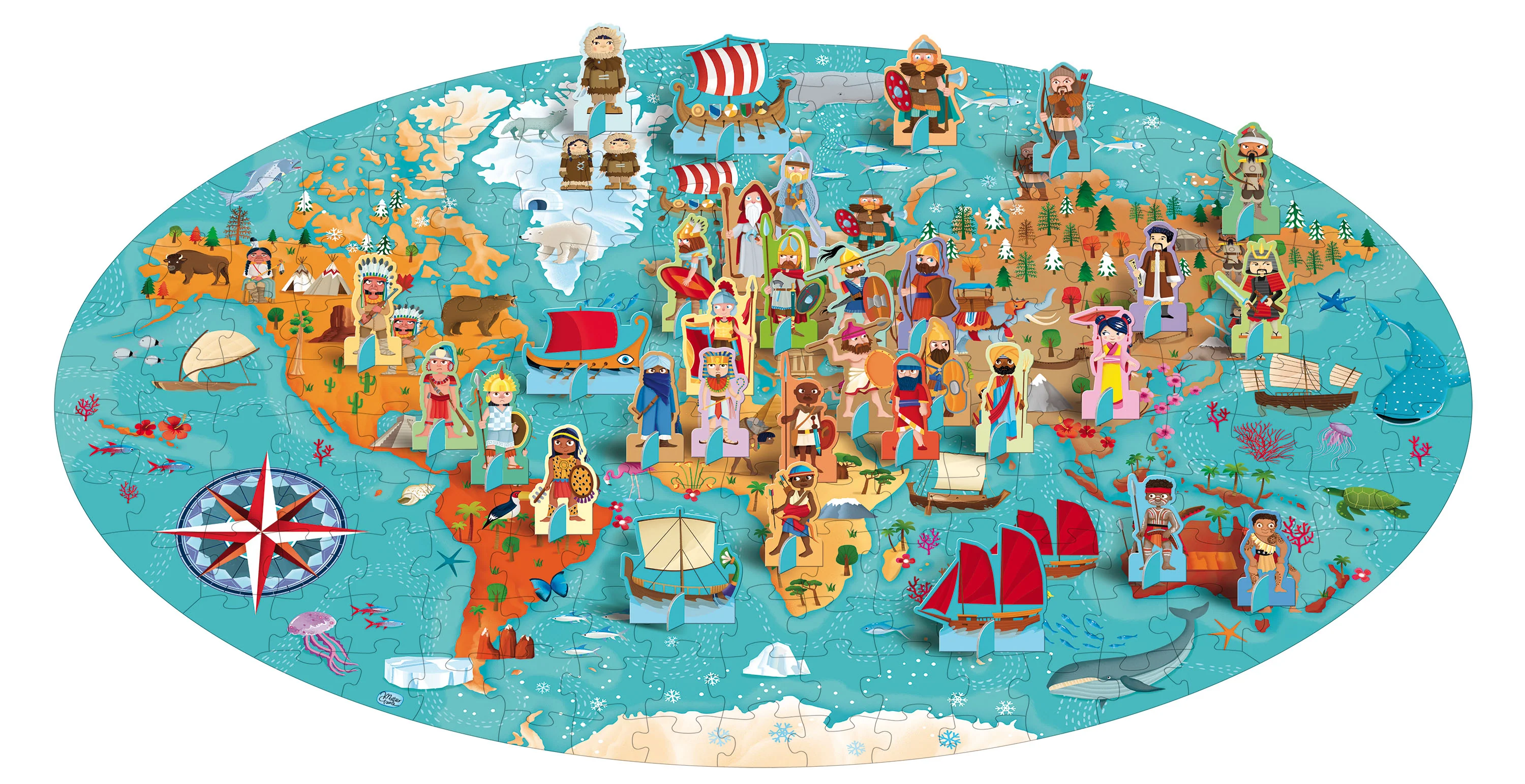 Travel Learn Explore Puzzle & Book Set - Ancient Civilisations - Image 6