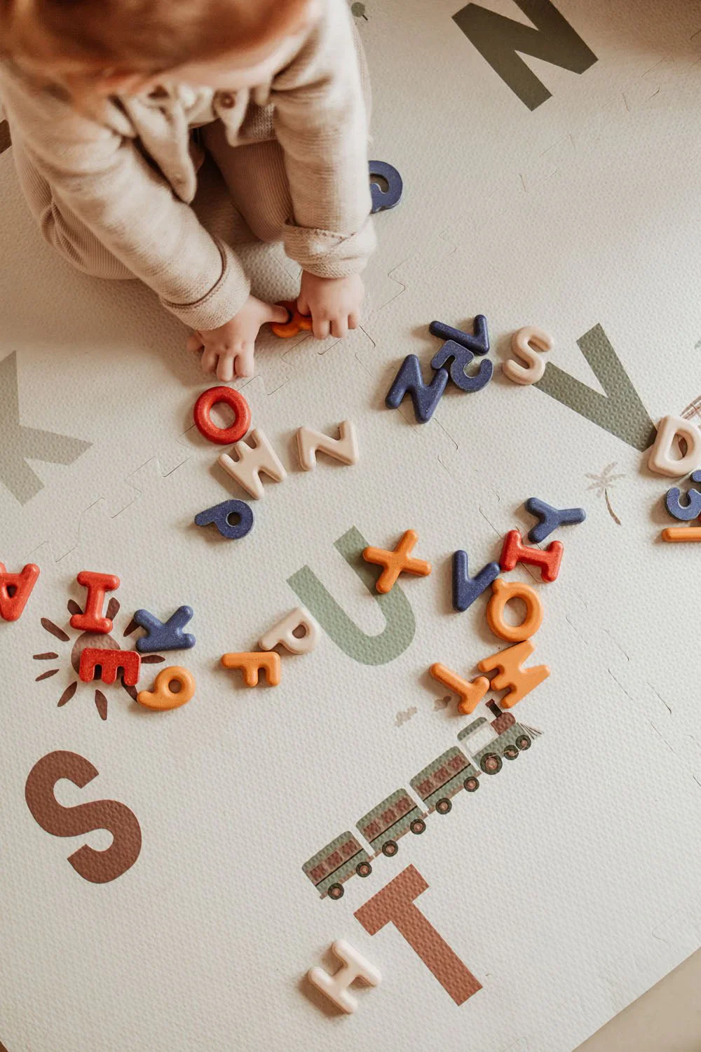 EVA 9 Piece Puzzlemat - Alphabet/Terrazzo - Image 3