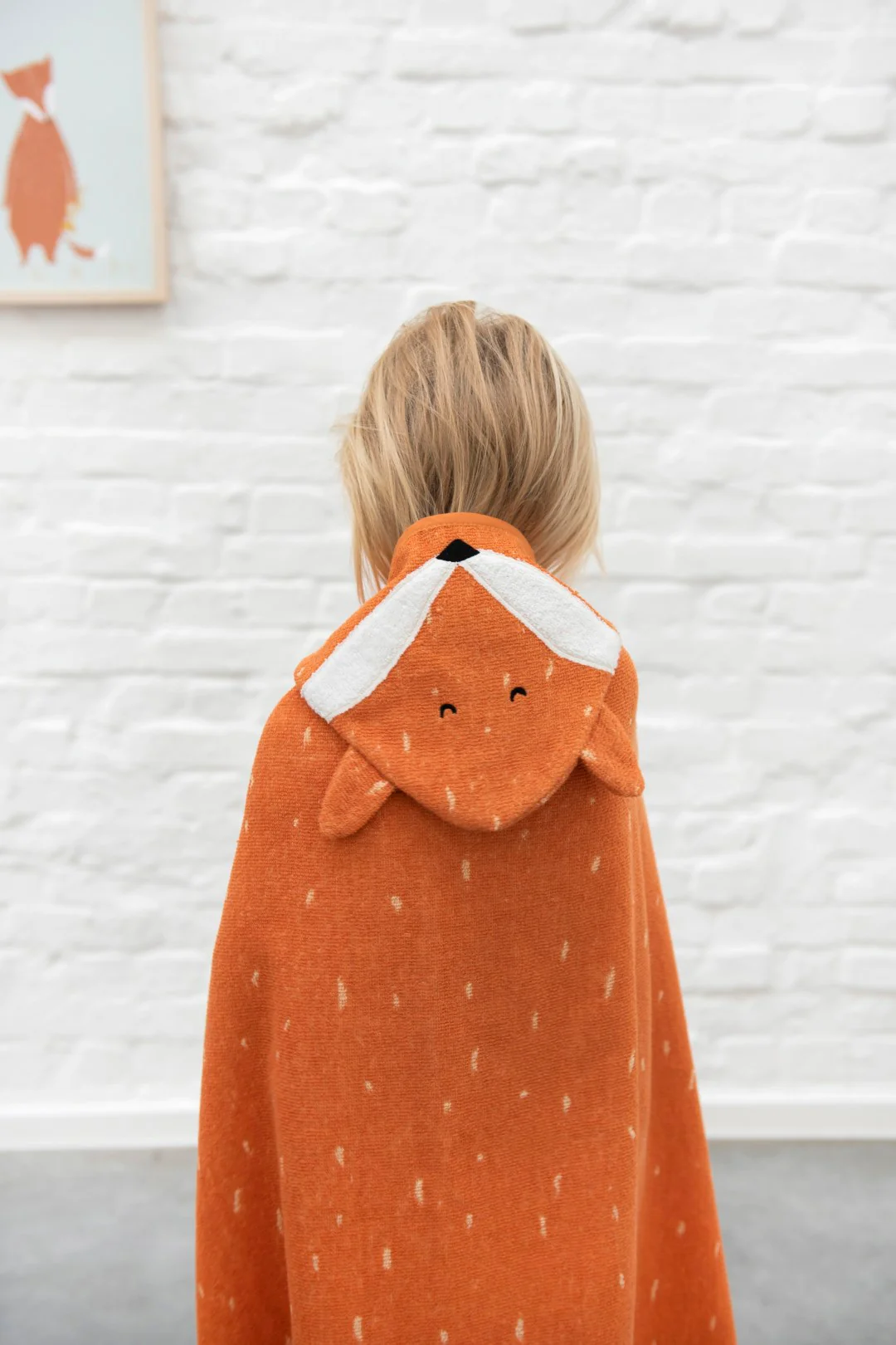 Organic Hooded Towel - Mr. Fox - Image 5