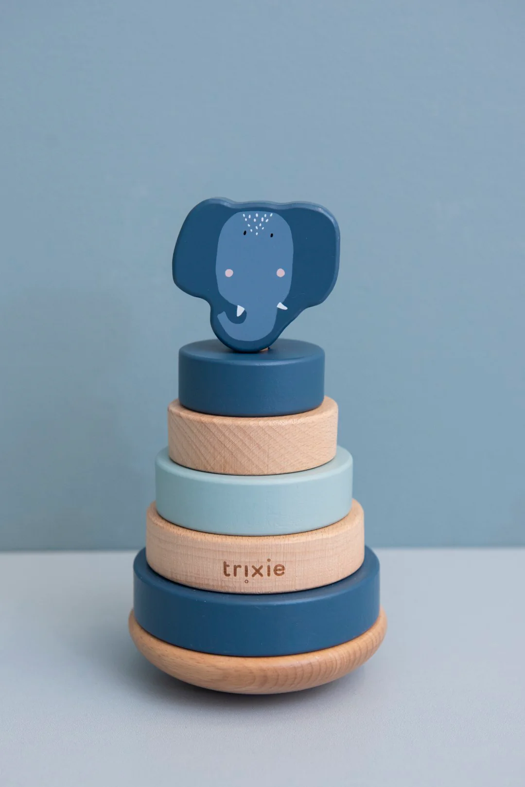 Wooden Stacking Toy - Mrs. Elephant - Image 4